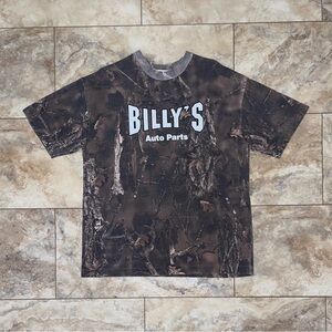 Billy Hill New & USED Vintage Wash Sasquatch Camo Crackle Print T-Shirt 2023 L